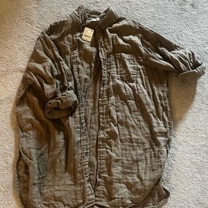 Free people oversized shirt